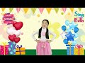 Happy Birthday To You with lyrics and Actions - Sing and Dance along Song by Sing with Bella