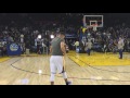 Stephen Curry's Full Pre-Game Routine for Trail Blazers/Warriors!