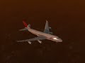 RFS Japan Airlines amazing Landing at Changi Airport