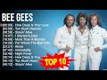 B e e G e e s Greatest Hits 🎵 Billboard Hot 100 🎵 Popular Music Hits Of All Time