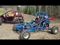 Snowmobile Powered Crosskart / Buggy Finally Finished