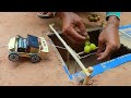 Build Underground Paper Box Rabbit Trap make from DIY Wooden Car