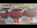 Como Reparar las MACETAS de BARRO que se estan ARRUINANDO | JARDINES | PLANTAS | IDEAS para JARDIN