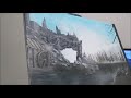 SOLITUDE- Timelapse Oil Painting- Skyrim Fan Art