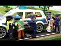 Playmobil Familie Hauser - Der Hofladen-Überfall - Polizei Kommissar Overbeck mit Anna und Lena