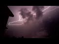 Night Sky Thunderstorm - Relaxation and Sleep - Nature Sound - Visually Soothing