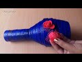 Newspaper Flower Vase | Flower Vase Making | Flower Vase Out Of Waste Newspaper