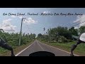 KOH CHANG ISLAND - THAILAND - MOTORBIKE RIDE ALONG MAIN AVENUE