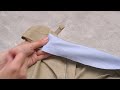 How to upsize pants in the waist to fit you perfectly - a sewing tip!