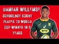 Damian Willemse Schoolboy Rugby Giant