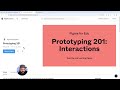Figma for Edu: Prototyping 201, interactions