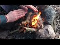 3 weeks of survival at sea, making a warm shelter in the heavy snow - Life in the forest