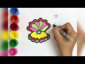 Pearl in a Shell Drawing for Kids and Toddlers | Let's Draw and Paint