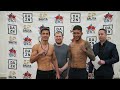 Shohjahon Ergashev Vs Juan Huertas Weigh In and Faceoff DAZN Boxing