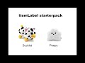 itemLabel Starter Pack