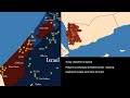 Israel-Hamas War: Everyday to Ceasefire Mapped