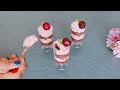 Delicious Cherry Dessert Cups!  No Bake ! Perfect dessert table idea!  #dessert  Easy Recipes