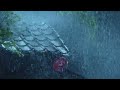 Beat Insomnia, Fall Asleep Fast in 3 Minutes | Thunderstorm Rain on Metal Roof, Heavy Thunder & Wind