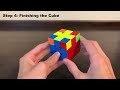 Solve the Last Layer / Third Layer - 3x3 Cube Tutorial - Only 4 moves to learn - Easy Instructions