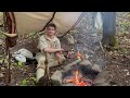 Cooking Buffalo Over A Fire – 18th Century Camping