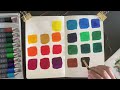 Master’s Touch Gouache 🎨 Swatches ✨First Impressions ✨Mini Painting