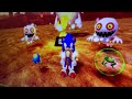 The 3 golden sonic in speed sim