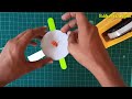 How to make Paper cup Helicopter | Rubber band powered flying plane | easy Paper toy