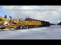 Spreader Snowplows Fighting Snow (4K) | UP Cascade Sub | March 2, 2023 | DJI Drones