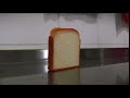 Piece of bread falls over. (clickbait)
