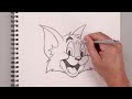 How To Draw Tom the Cat | Tom and Jerry Sketch Tutorial