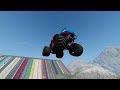 Epic High Speed Monster Truck Jump And Crashes #49 | BeamNG Drive | BeamNG ASna