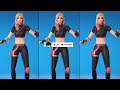 Fortnite *ATHLEISURE ASSASSIN* Skin Showcased with All SuS Emotes🥵🍑THICC