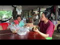 Khmer traditional palm cake Nom Akor