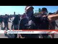 Truck and trailer drive through crowd protesting in Tulsa on live TV