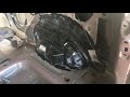 How to repair and replace rusted inner fender liner on ford escape Mercury mariner