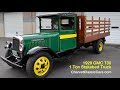 1929 GMC T30 1-Ton Stakebed Truck. Charvet Classic Cars
