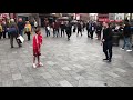 Breakdancing in Leicester Square London