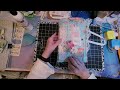 Crafting with Vel - Blue Floral Journal Flip Through