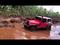 Axial jeep wrangler running through kandam😜😜