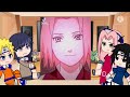 El equipo 7 + Hinata reaccionan a el futuro de Hinata💜 y Sakura🌸 AMAN3 AN3KO (Gacha Club)