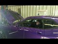2016 Challenger SRT Hellcat Plum Crazy Purple baseline dyno run 676 rwhp