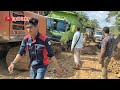 Evakuasi Paling Sial Lost Control Truck Mundur Menghantam Tebing Dan Mobil