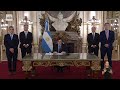 Discurso de Javier Milei en cadena nacional: celebra el superávit financiero que alcanzó Argentina