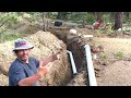 Building an Off-Grid Passive Solar House - Solo Style.  Septic System Install #construction #build