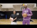 Mikal Bridges and H.E.R. talk ball and life while shooting hoops | Shoot Your Shot