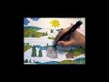 Peaceful countryside colouring with @HappyArtTherapy #artvideo #art #howtodraw #artmeditation #easy
