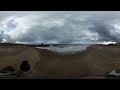 360 degree video of rough seas at Seaburn beach in Sunderland #Sunderland360