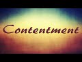 Christian Contentment Talk