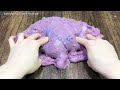 Mixing makeup, Clay and more into Glossy Slime I Relaxing slime videos#part12