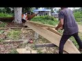A simple way to make a boat out of wood using only three boards